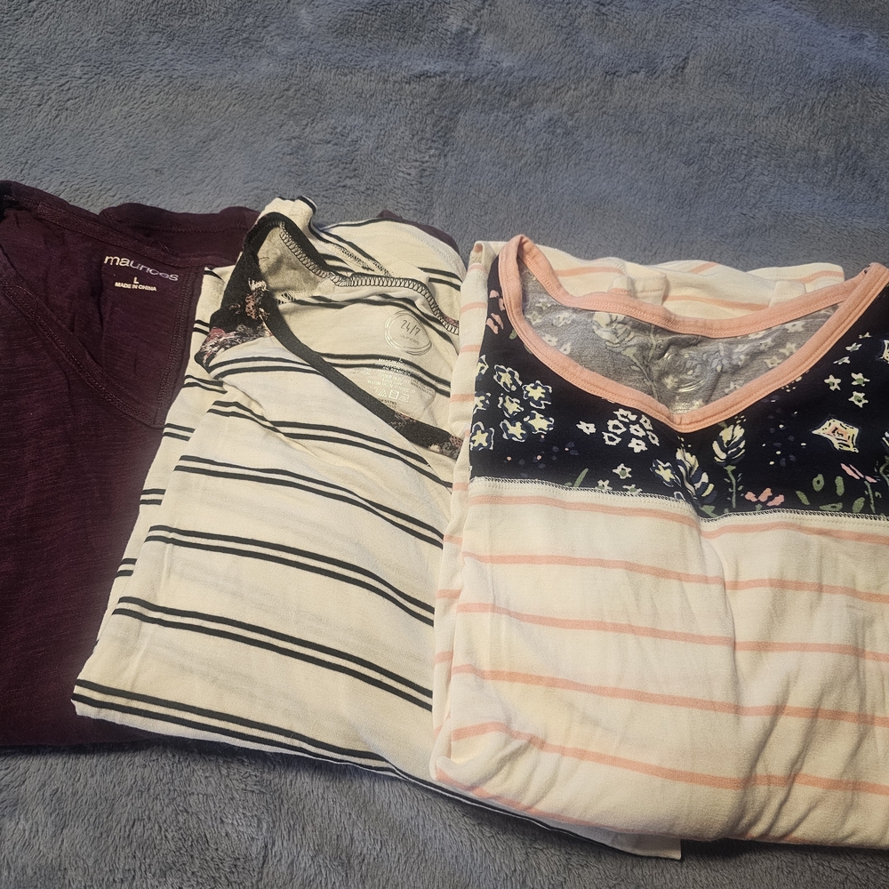 Bundle Of Three Maurices Tshirts Size Large